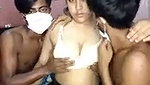 Bengali stepsister handling three cousin brother