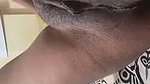 Hot aunty rubbing her pussy showing asshole