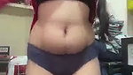 Hot girl showing her beauty dancing