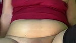Hot sexy aunty showing her hot figure finger