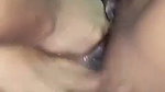 Husband rubing her wet pussy fucked