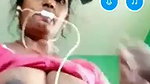 Mature aunty showing her boobs on vc