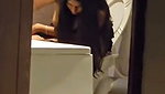 New update sexy girl pissing showing her boobs