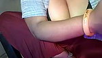 Sharma bhabhi showing her boobs pink pussy on chair