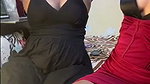 Two bhabhi showing there boobs pressing