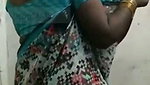 Tamil Paid Aunty Putting Condom on Customer Dick and Fucking at Night video