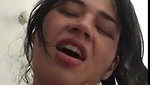 Sexy teen riding hard on BF