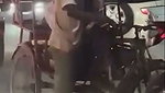 drunk girl in public with rikshaw driver 96320