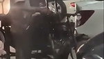 drunk girl in public with rikshaw driver 96320