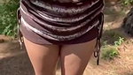 Aunty inserting dilo in her ass showing