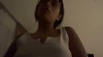 Beautiful girl riding hard