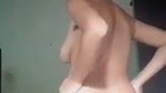 Beautiful girl showing her hot figure