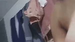 Beautiful girl undress show her figure in bathroom