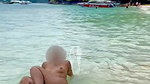 Bhabhi Changing her bra on beach