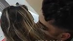 Boyfriend suck gf boob enjoying with dick