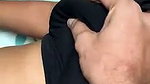 Boyfriend suck gf boob enjoying with dick