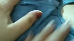 Husband Pressing her boobs