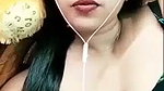 Naughty girl showing her boobs