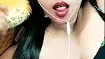 Naughty girl showing her boobs