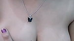 Beautiful girl showing her boobs