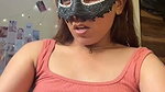 Beautiful slim girl rubing her pussy  showing her ass