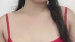 Beautiful slim girl showing her boobs