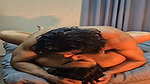 Hot model fucking hard on bed