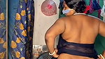 Mature aunty showing her boobs  ass