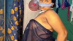 Mature aunty showing her boobs  ass