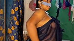 Mature aunty showing her boobs  ass