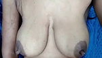 Sexy bhabhi pressing her own boobs  enjoying