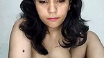 Sexy girl showing her figure  talking