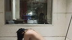 Sexy girl showing her hot figure in hotel bathroom