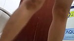 Sexy slim girl showing  pissing