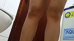 Sexy slim girl showing  pissing