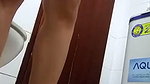 Sexy slim girl showing  pissing