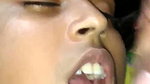 Stepsister suck  cum inside her mouth