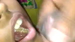 Stepsister suck  cum inside her mouth