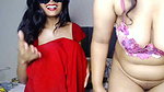 Three girls enjoying  showing her pussy