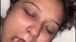 Chubby milf gives a Bangla blowjob to her horny