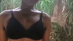 Desi girl strips in a jungle and records her out
