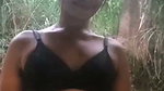 Desi girl strips in a jungle and records her out
