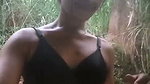 Desi girl strips in a jungle and records her out