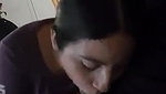 Teen Gf gives nice quick BJ
