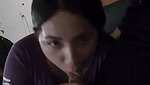Teen Gf gives nice quick BJ