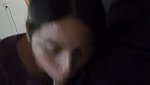 Teen Gf gives nice quick BJ