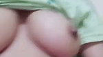 Beautiful girl showing her boobs
