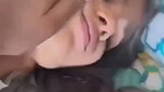 Beautiful hot girl showing her boobs  pressing by bf