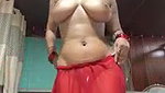 Beautiful hot girl undress her saree  showing
