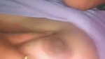 Cute girl showing her pussy  finger
